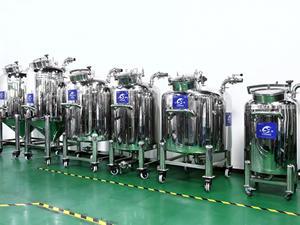 Depósito acumulador de acero inoxidable